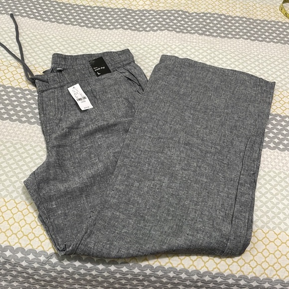 New York & Co. Linen Wide Leg Pants - Picture 6 of 7